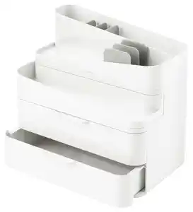 Kosmetik-Organizer Grau/Weiß, Grau, Weiß