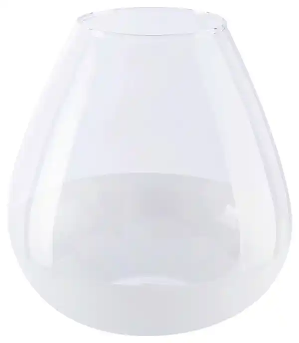 Bild 1 von Vase Bromelo in Weiß aus Glas, Klar, Weiß