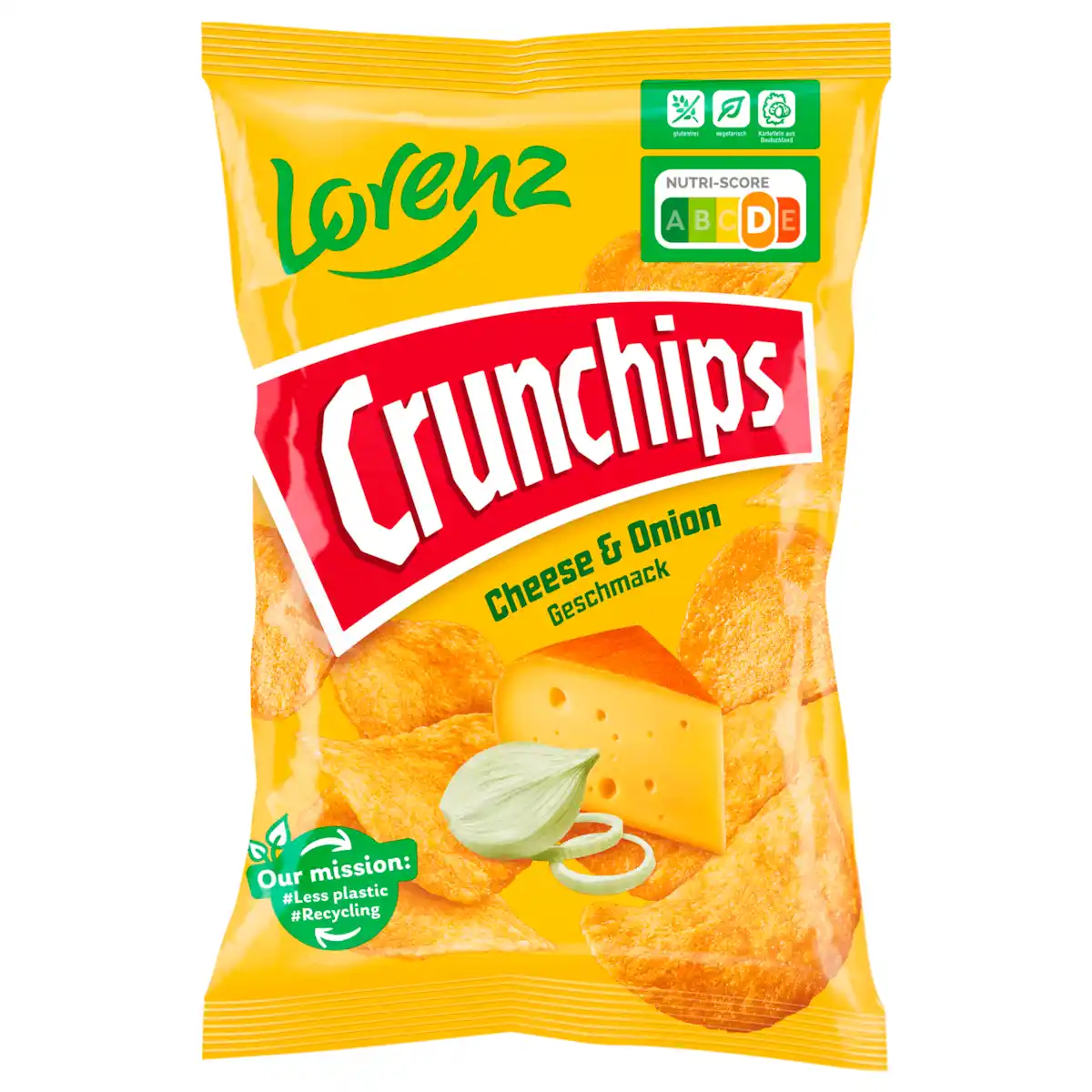 Bild 1 von Lorenz Crunchips Cheese & Onion 150g