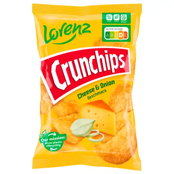 Bild 1 von Lorenz Crunchips Cheese & Onion 150g