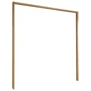 Novel Passepartoutrahmen, Eiche Bianco, Holzwerkstoff, 206x220x12 cm, ISO 9001, Goldenes M, Made in Germany, Zubehör
