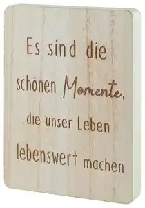 Dekoschild Moments Naturfarben, Naturfarben