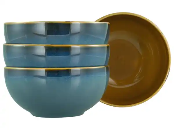 Bild 1 von Schüsselset Mallorca Blau/Braun, 4-teilig, Blau, Braun