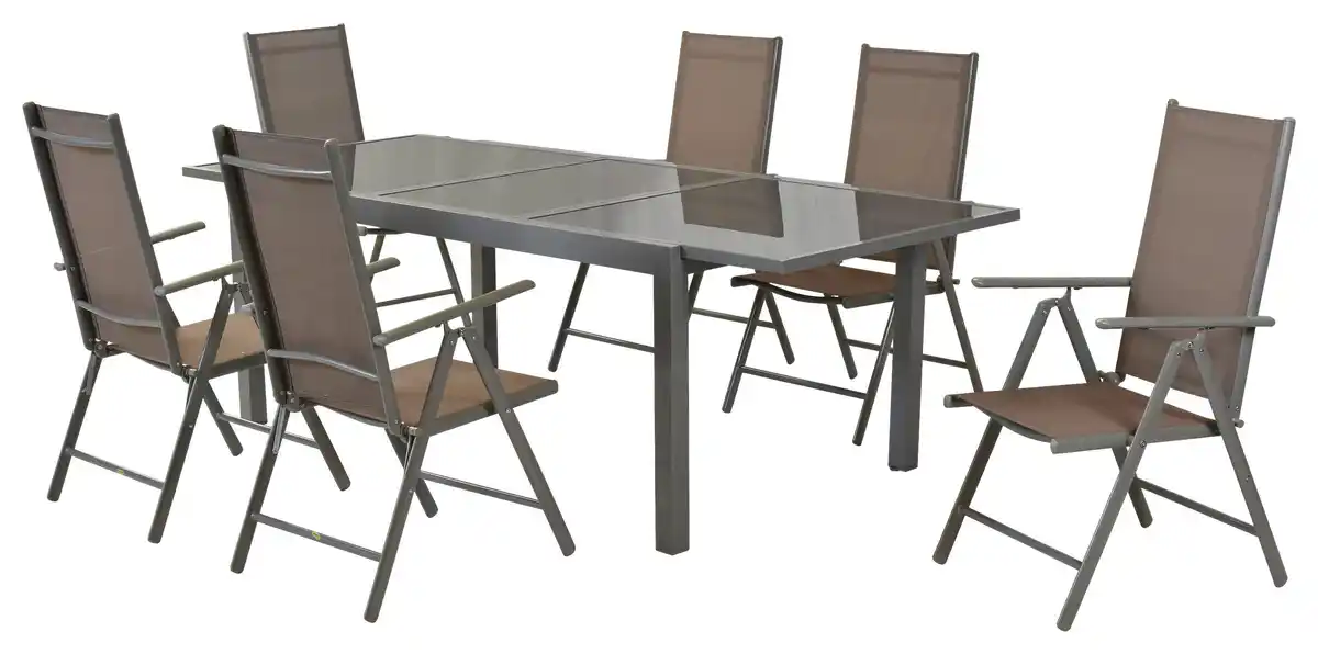 Bild 1 von GARTENSET AMALFI, Silberfarben, Taupe