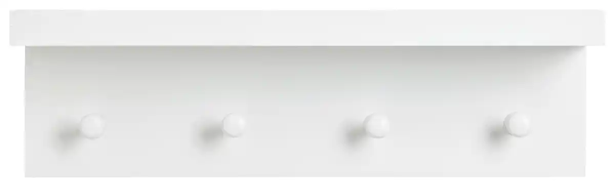 Bild 1 von Wandgarderobe in Weiß, Weiß