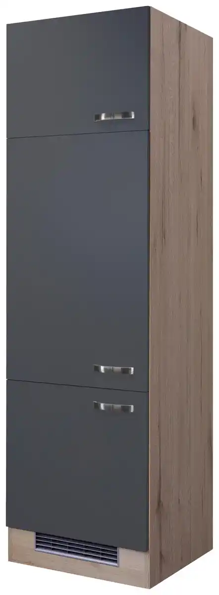 Bild 1 von Geräteumbauschrank Shadow ca. 60x20x57 cm Grau/Eiche, Eiche San Remo, Dunkelgrau