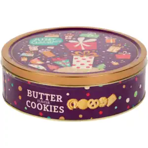 Kekse in Weihnachtsdose