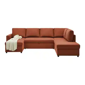 Wohnlandschaft Martina ACV Rechts Terracotta, Terracotta