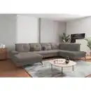 Bild 1 von Sit & More Wohnlandschaft, Schlamm, Textil, 6.5-Sitzer, Ottomane rechts, U-Form, 357x231 cm, Goldenes M, Oeko-Tex® Standard 100, Made in Europe, DGM-Klimapakt, Rücken echt, Armteil links, Wohnzimme