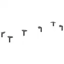 Bild 1 von Xora FUßSET, Schwarz, Metall, 10.5x13x10.5 cm, Zubehör