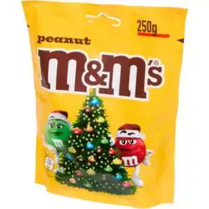 M&M's Erdnuss Weihnachtsedition