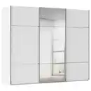 Bild 1 von Novel Schwebetürenschrank Covalo, Weiß, Metall, 9 Fächer, 271x223x68 cm, Blauer Engel, Goldenes M, BQ - Bündnis für Qualität, Made in Germany, Typenauswahl, umfangreiches Zubehör erhältlich,