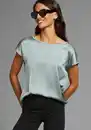 Bild 1 von Laura Scott Shirtbluse aus Satin und Jersey - NEUE KOLLEKTION, Grau|grün