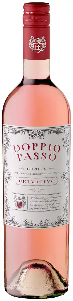 Bild 1 von DOPPIO PASSO Primitivo Rosato IGT, 0,75-l-Fl.