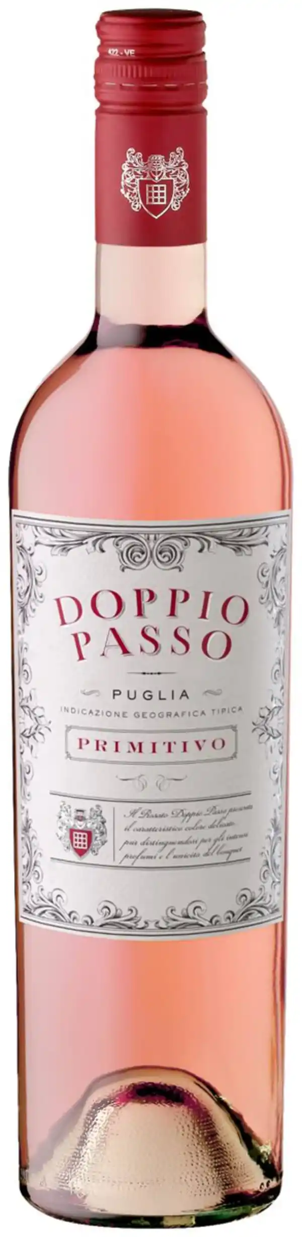 Bild 1 von DOPPIO PASSO Primitivo Rosato IGT, 0,75-l-Fl.