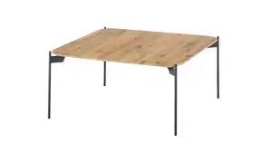 Couchtisch Eiche massiv geölt - 80 x 80 cm - ALTO