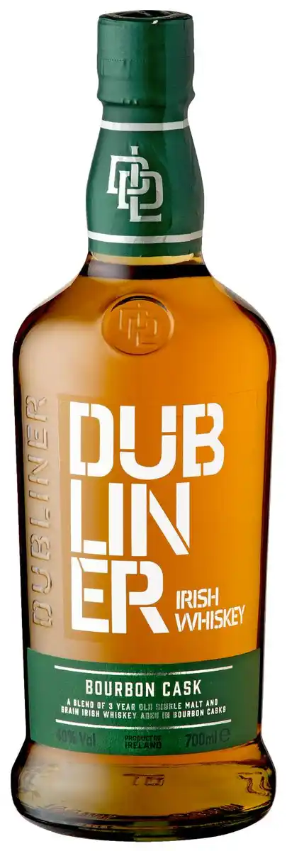 Bild 1 von DUBLINER Irish Whiskey Bourbon Cask, 0,7-l-Fl.