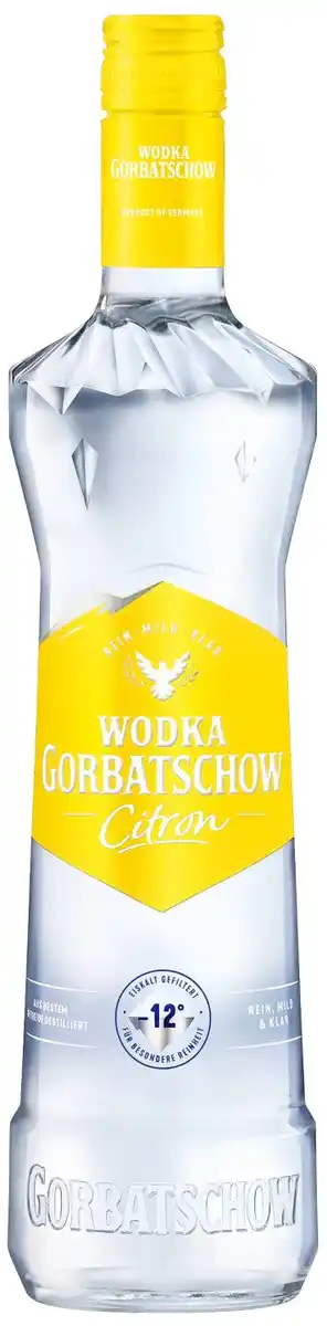 Bild 1 von GORBATSCHOW Wodka Original oder Citron, 0,7-l-Fl.