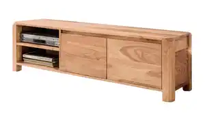 TV-Lowboard Akazie massiv lackiert 140 cm - KAAMOS