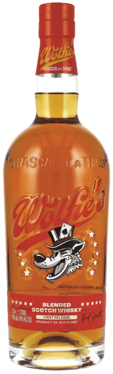 Bild 1 von WOLFIE'S Blended Scotch Whisky, 0,7-l-Fl.