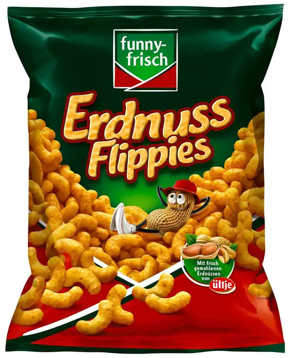 Bild 1 von FUNNY-FRISCH Erdnuss-Flippies, 150 - 175-g-Packg.