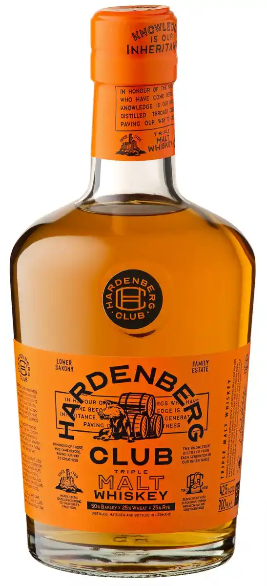 Bild 1 von HARDENBERG CLUB Triple Malt Whiskey, 0,7-l-Fl.