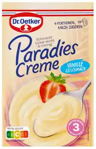 DR. OETKER Paradiescreme, 55 - 74-g-Beutel