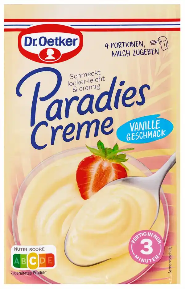 Bild 1 von DR. OETKER Paradiescreme, 55 - 74-g-Beutel