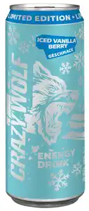 CRAZY WOLF Energy Drink oder Strong Cola, 0,33-l-Dose