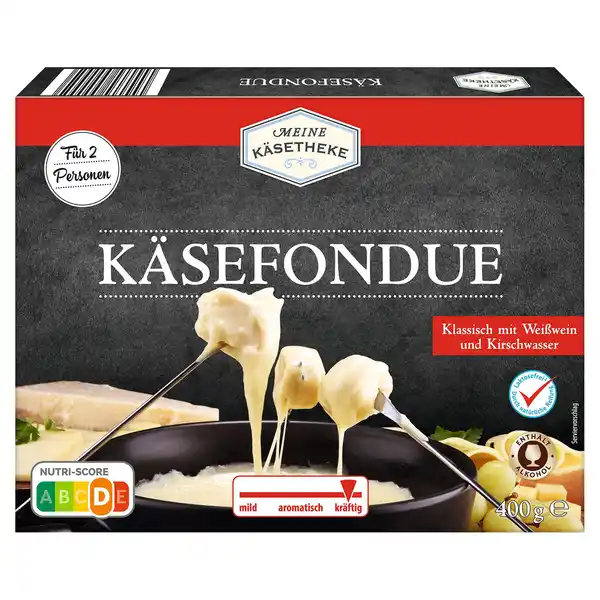 Bild 1 von MEINE KÄSETHEKE Käse-Fondue 400 g, mit Alkohol