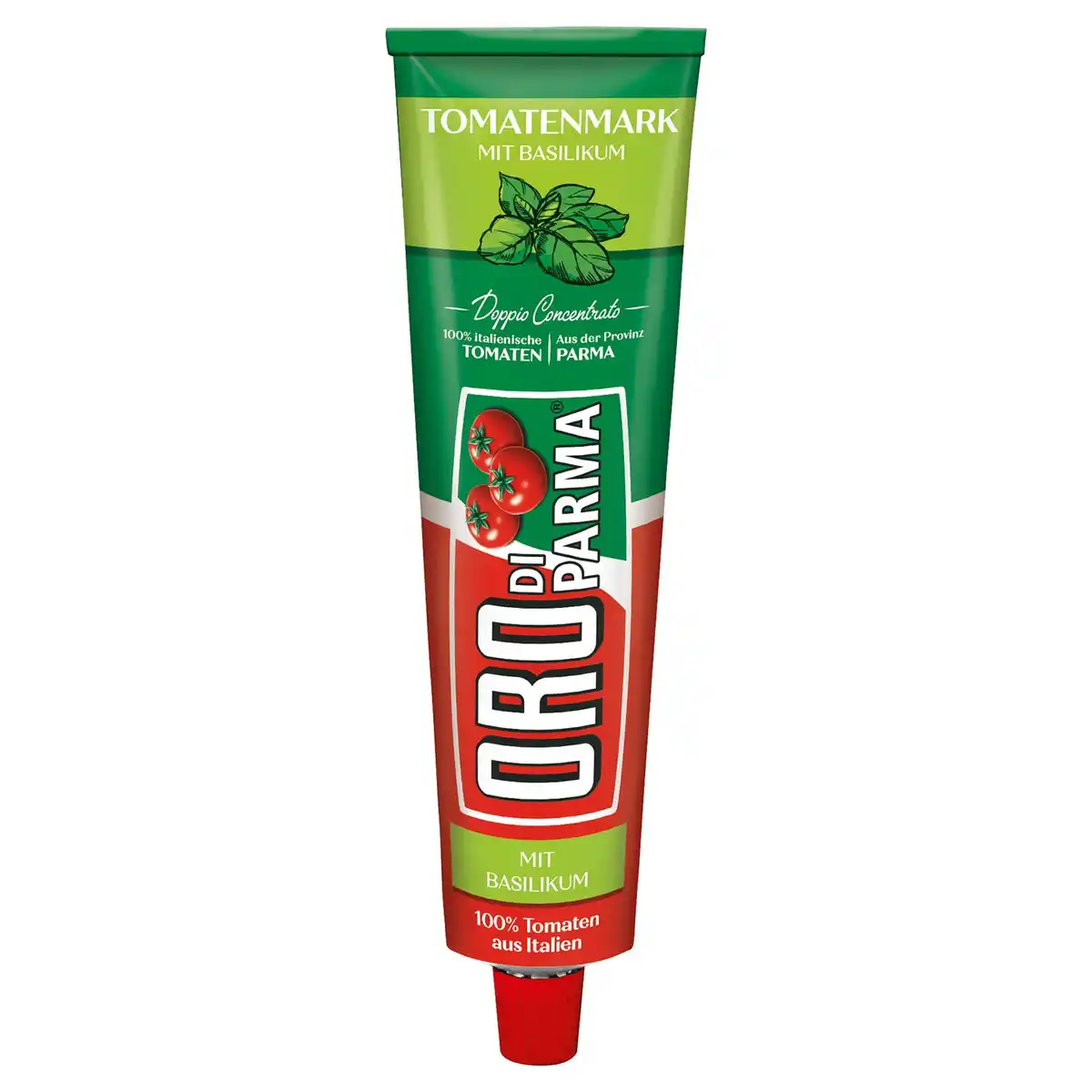 Bild 1 von ORO DI PARMA Tomatenmark, 3-fach 200 g, Basilikum