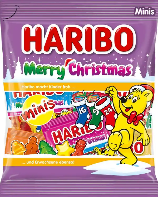 Bild 1 von HARIBO Christmas Minis, 250-g-Packg.