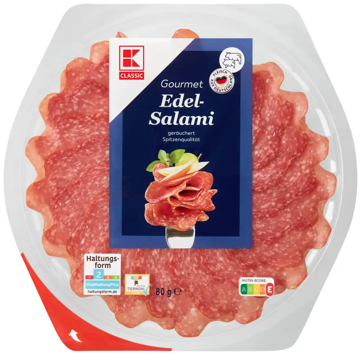 Bild 1 von K-CLASSIC Gourmet Edel-Salami, 80-g-Packg.