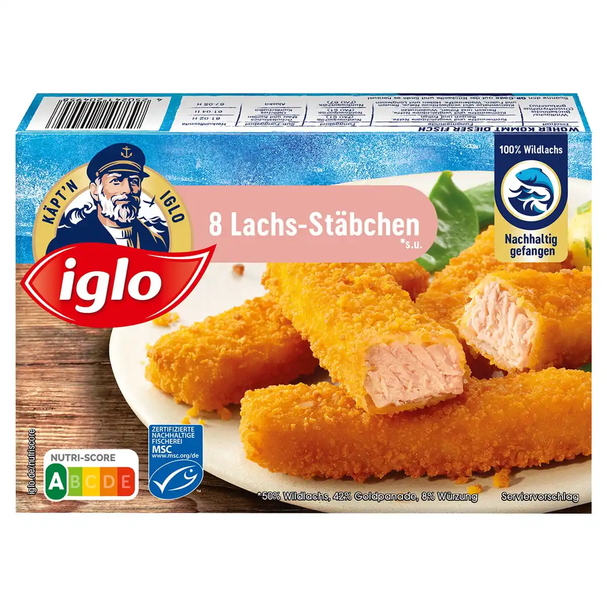 Bild 1 von IGLO Lachs-Stäbchen 224 g