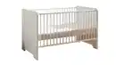 Bild 1 von Kinderbett Babybett 70 x 140 cm weiß hochglanz - SPICE