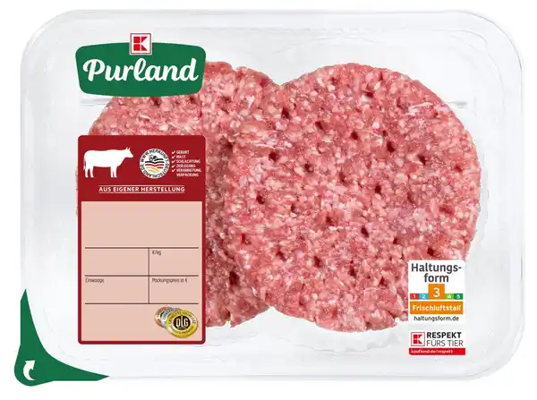 Bild 1 von K-PURLAND Hamburger, 2 St. = 250-g-Packg.
