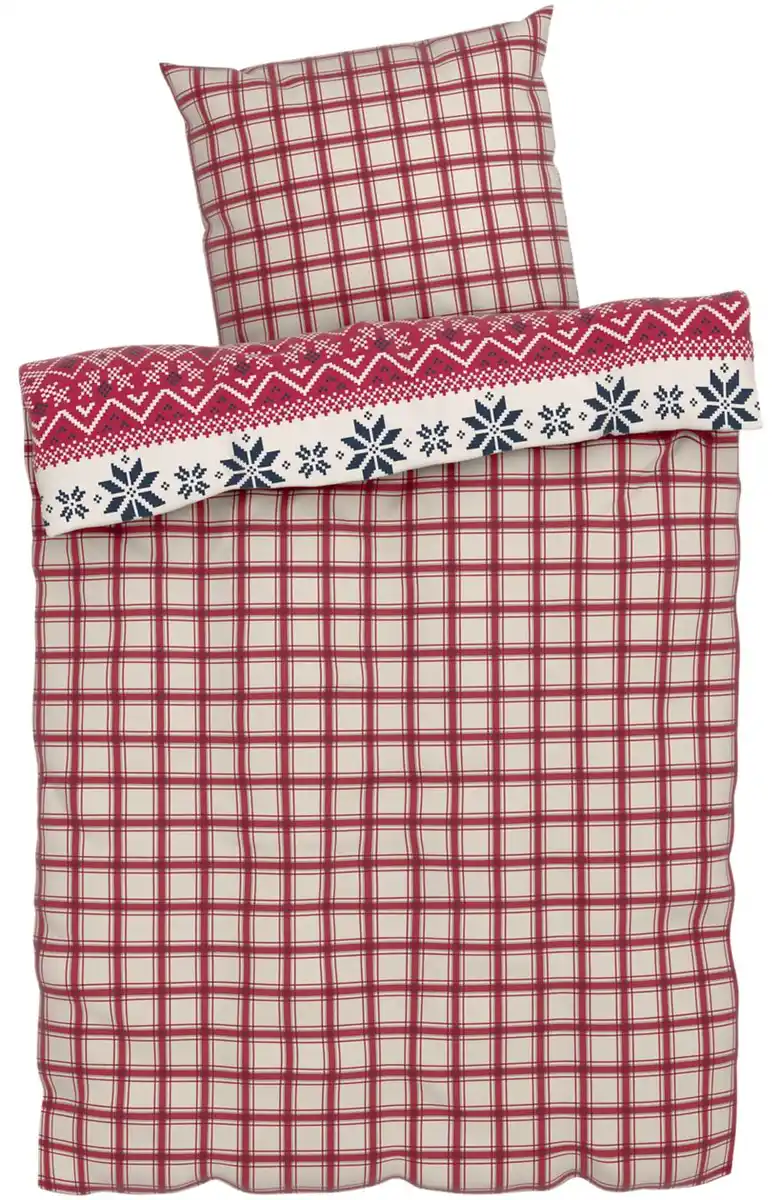 Bild 3 von LIV&BO® Feinbiber-Bettwäsche-Set ca. 135 x 200 cm, 2-teilig