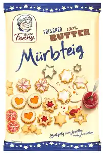 TANTE FANNY Frischer Mürbteig oder Honig-Lebkuchenteig, 350 - 400-g-Packg.