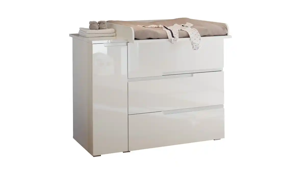 Bild 1 von Kommode Wickelkommode weiß hochglanz 120 cm - SPICE