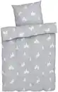 Bild 3 von LIV&BO® Feinbiber-Bettwäsche-Set ca. 155 x 220 cm, 2-teilig