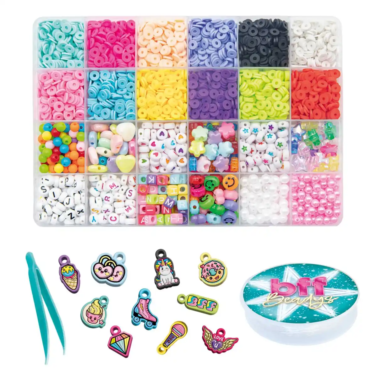 Bild 1 von CRAZE »BFF Beadys Mega Box« Perlen-Set