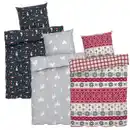 Bild 1 von LIV&BO® Feinbiber-Bettwäsche-Set ca. 135 x 200 cm, 2-teilig