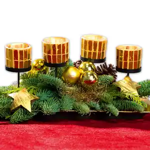 Edles Weihnachtsgesteck