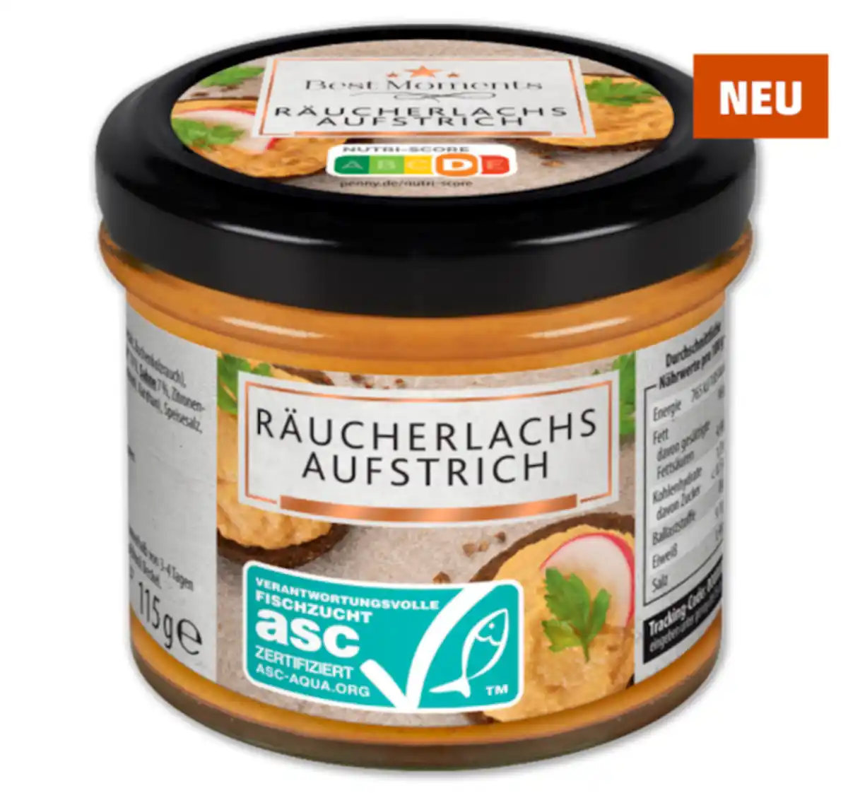 Bild 1 von BEST MOMENTS Räucherlachs Aufstrich*