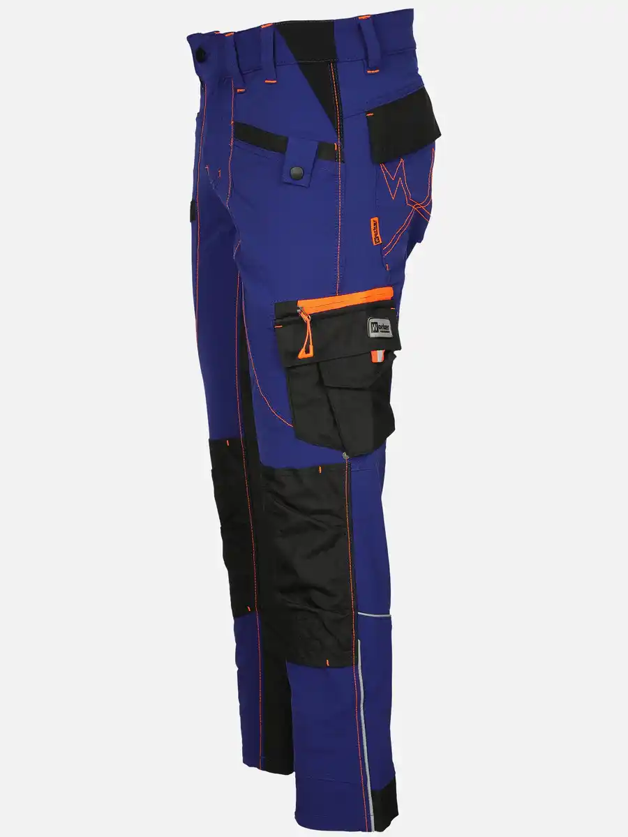 Bild 3 von Herren Arbeitshose mit Superflex und vielen Details Blau