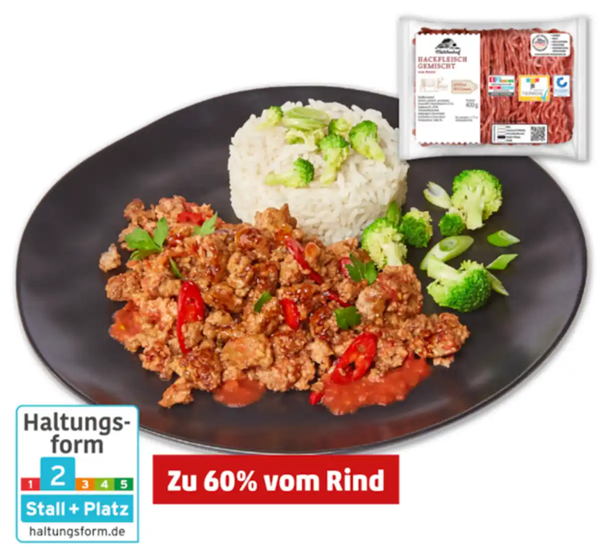 Bild 1 von MÜHLENHOF Frisches Hackfleisch, gemischt