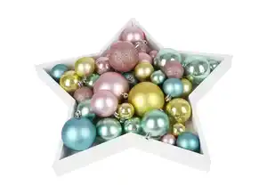 Weihnachtsbaumkugeln 60er-Set Candycolors