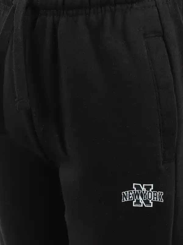 Bild 3 von Jungen Jogginghose mit weitem Bein Schwarz