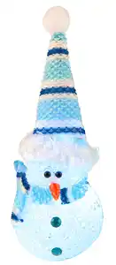 Schneemann mit 1 LED und Farbwechsler
