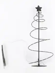 Dekoaufsteller Saturn Baum, Höhe 40cm Schwarz